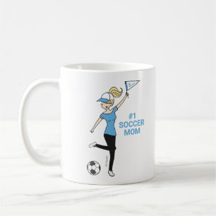 Personalized Avatar #1 Soccer Fan Coffee Mug