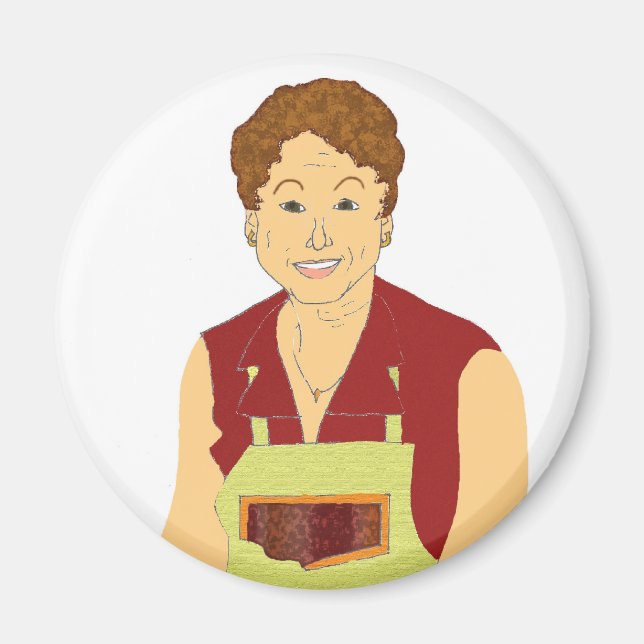 personalized avatar magnet (Front)