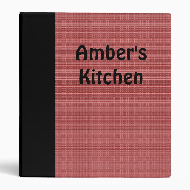 Personalized Avery Binder Memory book (Front)