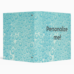 Personalized Avery Binder Memory book water drops