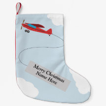Personalized Aviation Christmas Stocking