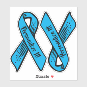 PERSONALIZED Awareness Ribbon Graphic (blue)
