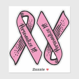 PERSONALIZED Awareness Ribbon Graphic (pink)