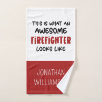 Personalized Awesome Firefighter Funny Firefighter