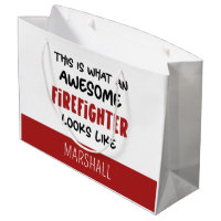 Personalized Awesome Firefighter Funny Firefighter