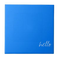 Personalized Azure Blue
