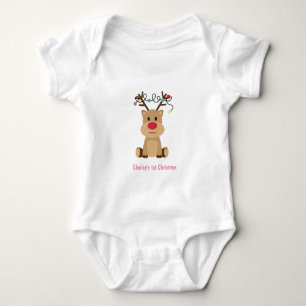 Personalized Baby 1st Christmas Bodysuit