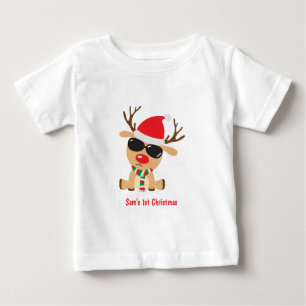 Personalized Baby 1st Christmas T-Shirt