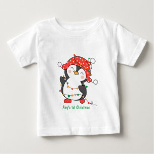 Personalized Baby 1st Christmas T-Shirt