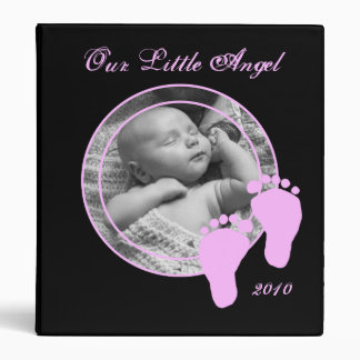 Personalized Baby Album - For Girl Binder