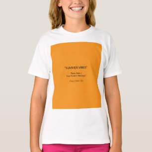 Personalized Baby Announcement Girls T-Shirt