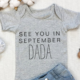 Personalized Baby Announcement To Husband New Dad Bodysuit