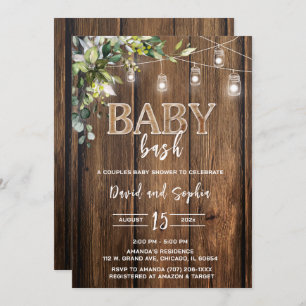 Personalized  Baby Bash Shower Invitation
