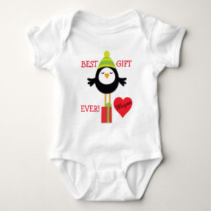 Personalized Baby Bird Heart Bodysuit