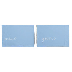 Personalized Baby Blue Colour Pillowcase