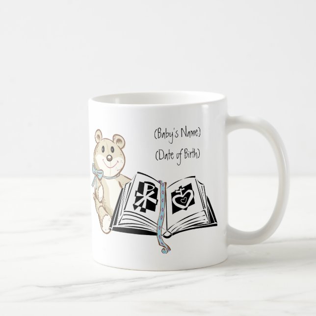 Personalized Baby Boy Mug-Jeremiah 1:5 Coffee Mug (Right)
