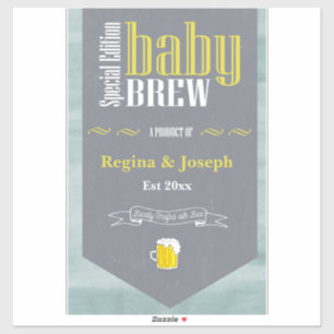 Personalized Baby Brew Funny Beer Theme