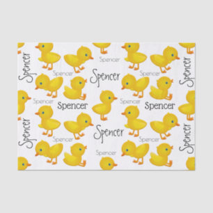 Personalized Baby Chicks Tissue Paper Sheets