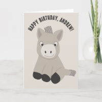 Personalized Baby Donkey Birthday