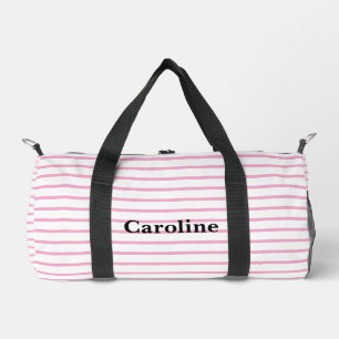 Personalized Baby Duffle Bag, Monogram Seersucker  Bag
