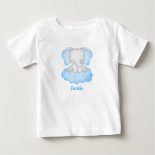 Personalized Baby Elephant T-Shirt