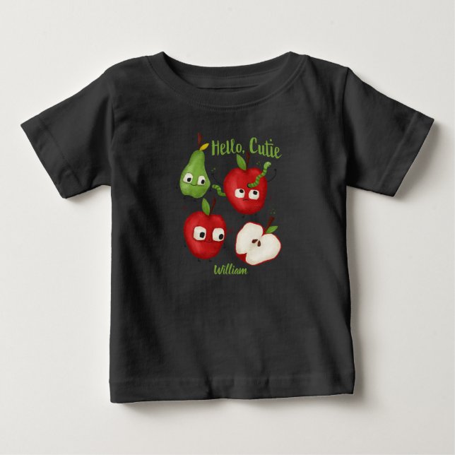 Personalized Baby Fruit Tee (Front)