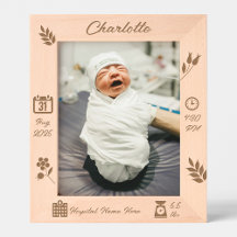 Personalized Baby Girl Memory Frame | DP7