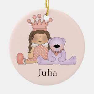 Personalized Baby Girl Ornament