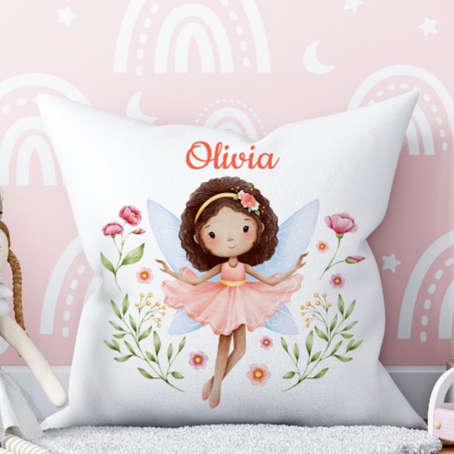 Personalized Baby Girl Pillow With A Fairy Print (Creator Uploaded)