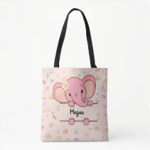 Personalized Baby Girl Tote