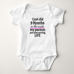 Personalized Baby Grow I Just Did 9 Months On The  Bodysuit
