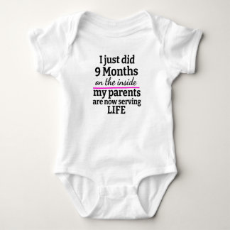 Personalized Baby Grow I Just Did 9 Months On The  Bodysuit