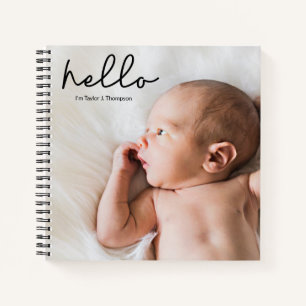 Personalized Baby Journal with Photo and name