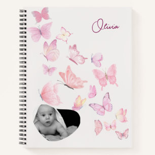 Personalized Baby Keepsake Journal – Butterfly