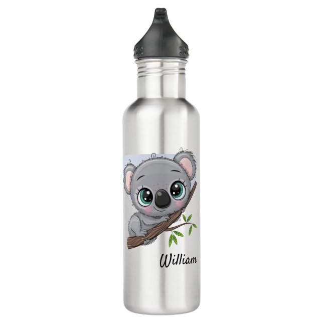 Personalized Baby Koala 710 Ml Water Bottle (Right)