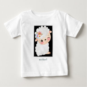 Personalized Baby Lamb T-Shirt