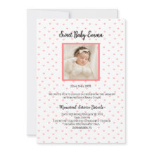 Personalized Baby Memorial Service Invitations