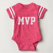 Personalized Baby MVP Football Jersey Bodysuit