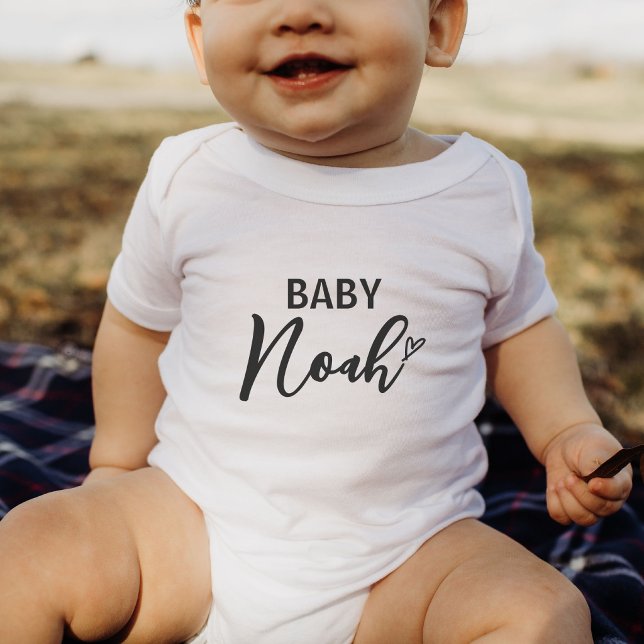 Personalized Baby Name Announcement Gift Bodysuit (Creator Uploaded)