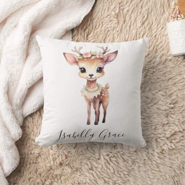 Personalized Baby name throw pillow (Blanket)
