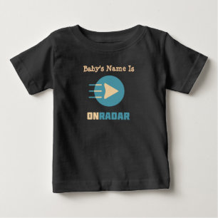 Personalized Baby On Radar T-Shirt