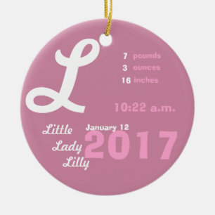 Personalized Baby Ornament
