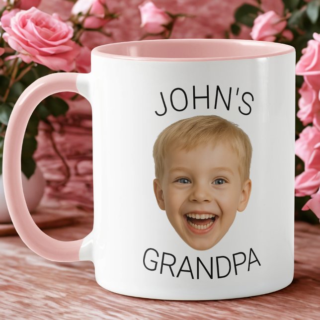 Personalized Baby Photo Grandpa Mug (Creator Uploaded)