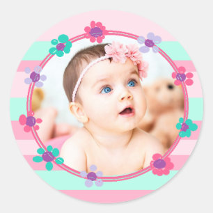 Personalized Baby Photo Stickers