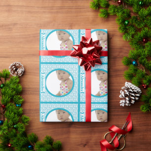 Personalized Baby Photo Wrapping Paper