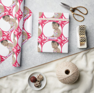 Personalized Baby Photo Wrapping Paper
