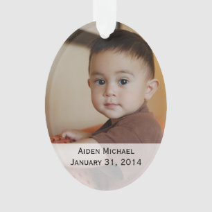Personalized Baby Photos Ornament