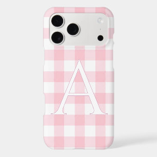 Personalized Baby Pink Gingham Monogram