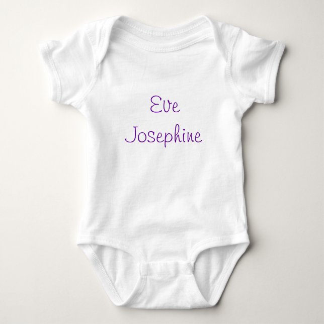 Personalized Baby Romper (Front)