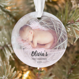 Personalized Baby’s First Christmas Ornament